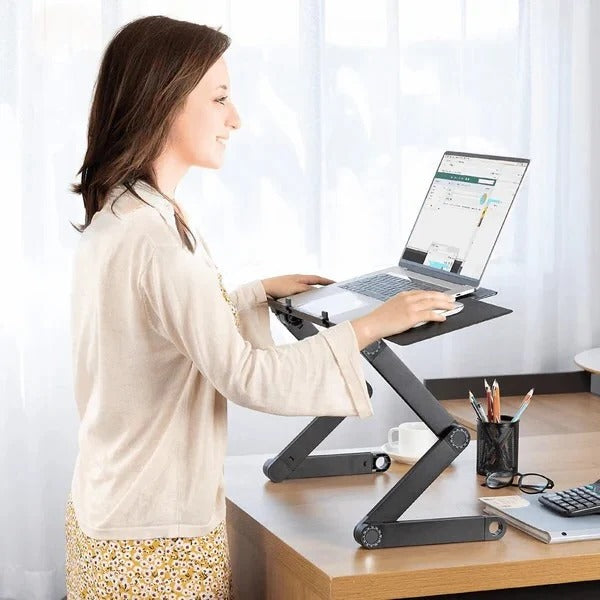 Ergonomischer Laptopständer für den Schreibtisch