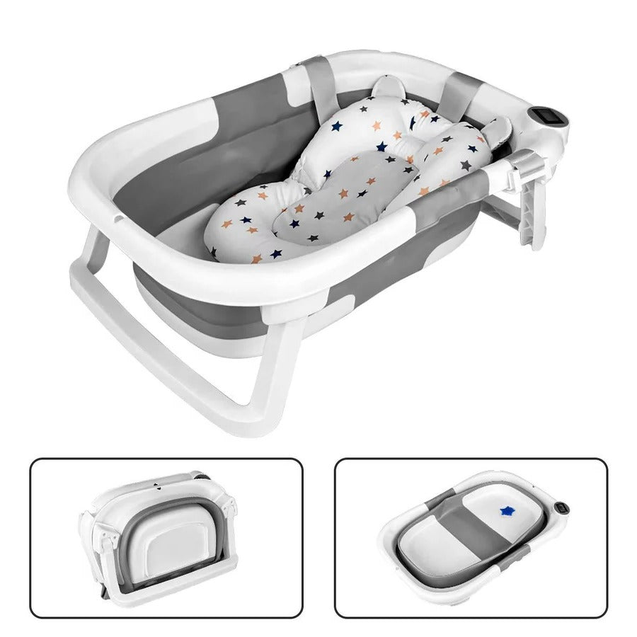Kompakte Babybadewanne für Neugeborene – Faltbar und Sicher