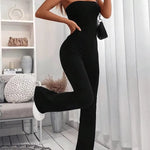 Bequeme Sommerhose im Jumpsuit-Stil für Frauen mit verstellbarem Bund