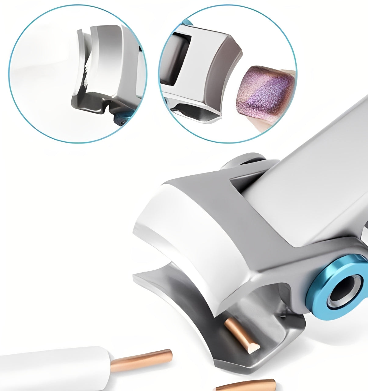 Ergonomischer Edelstahl-Nagelknipser für dicke Nägel