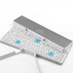 Elegante Faltbare Bluetooth-Tastatur mit Magnetständer für Tablets