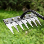 Präziser Gartenrechen aus Kohlenstoffstahl für Unkrautentfernung