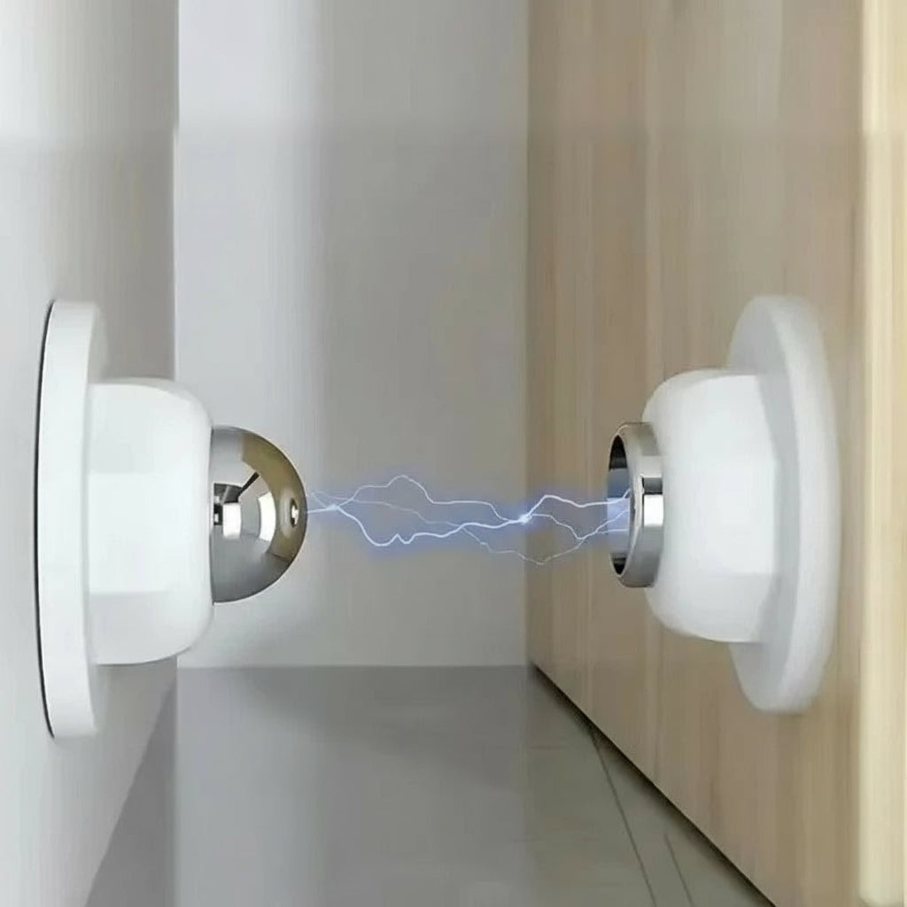 Magnetischer Türstopper aus Edelstahl für Wandmontage