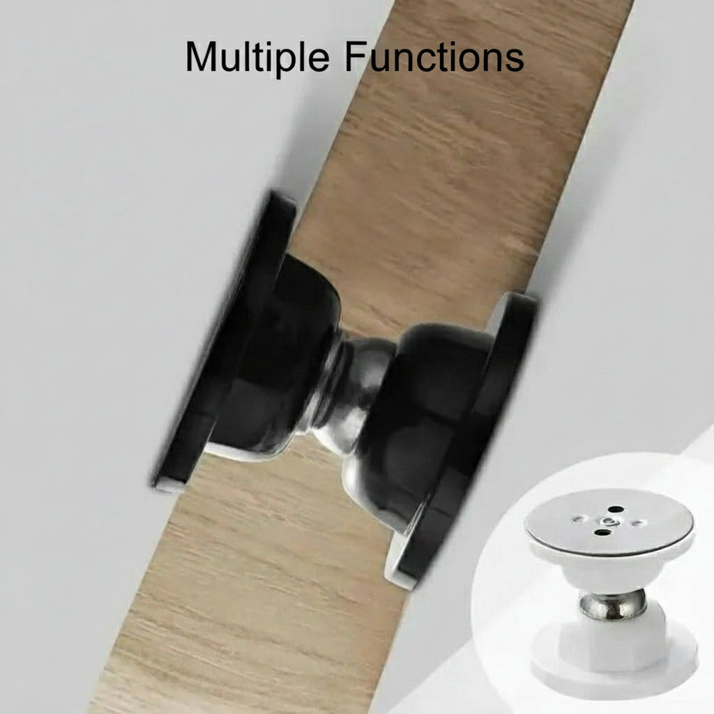 Magnetischer Türstopper aus Edelstahl für Wandmontage