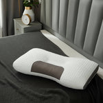 Ergonomisches Kopfkissen mit Memory-Schaum und Naturfaser-Kern