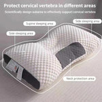 Ergonomisches Kopfkissen mit Memory-Schaum und Naturfaser-Kern