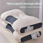 Ergonomisches Kopfkissen mit Memory-Schaum und Naturfaser-Kern