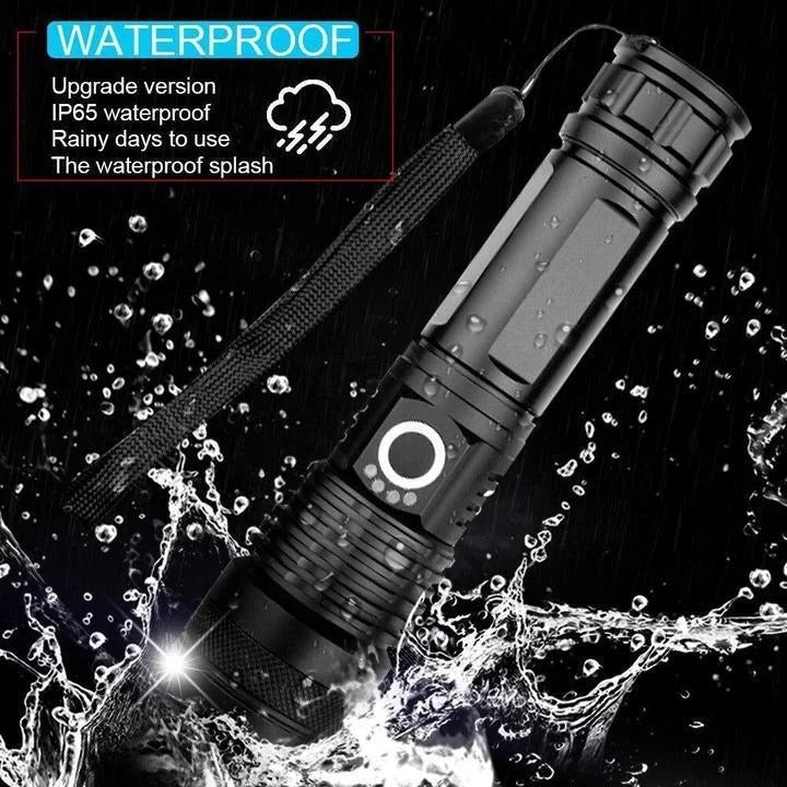 Hochleistungs-LED-Taschenlampe mit Zoomfunktion