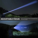 Hochleistungs-LED Taschenlampe mit vielseitigem Zoom