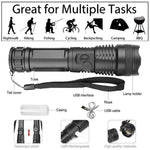 Hochleistungs-LED-Taschenlampe mit Zoomfunktion