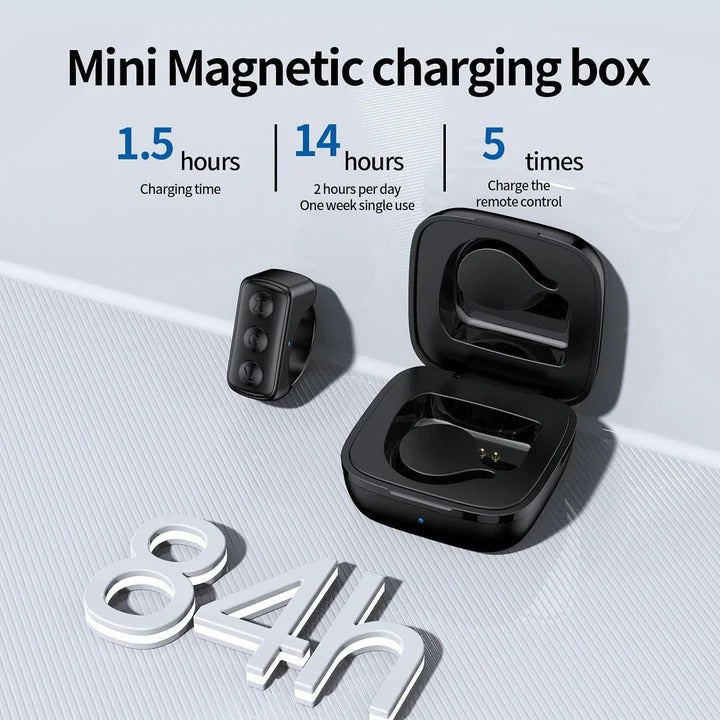 Smartphone-Fernbedienung im Ringformat mit Bluetooth-Technologie