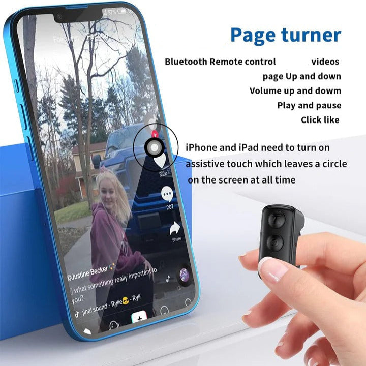 Intelligente Bluetooth Steuerungsring-Fernbedienung für Smartphones