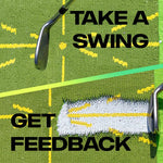 Golftraining Matte für Schwunganalyse