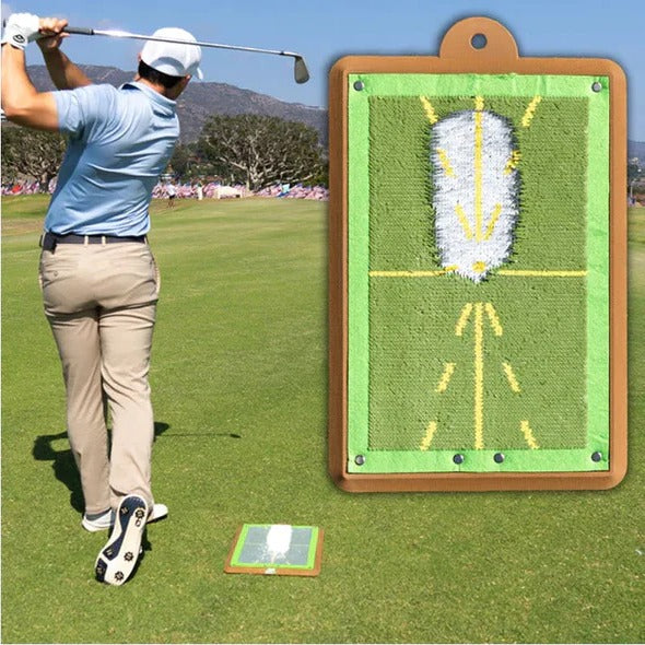 Golf-Übungsmatte mit Sichtbarem Feedback für Schwungpfade