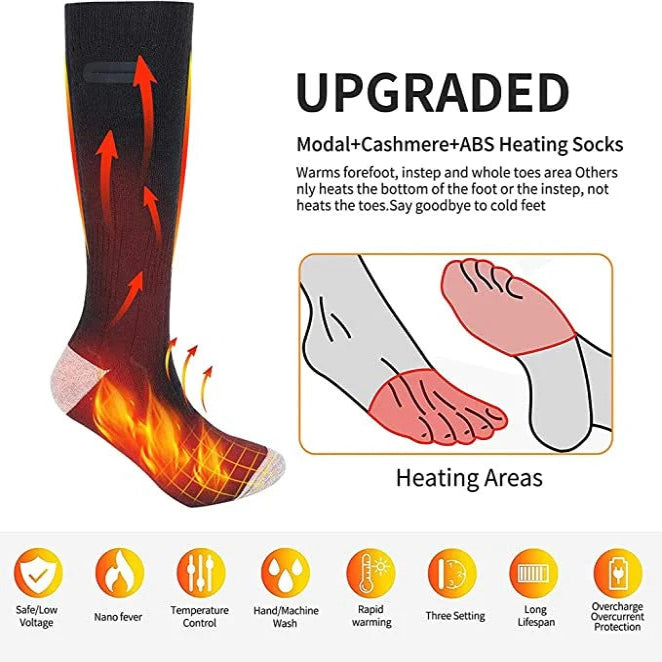 Wärmende Socken mit Elektrischer Heizung – Komfort für Ihre Füße