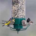 Vogelfutterspender mit Nussabwehrmechanismus