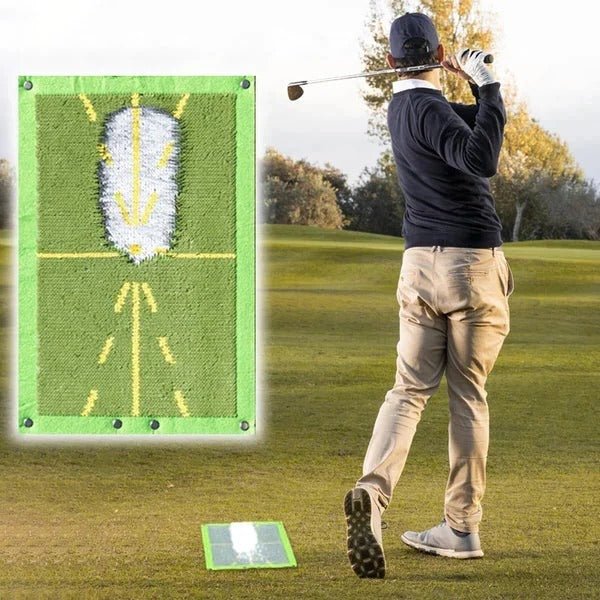 Praktische Trainingsmatte für Golfschwünge