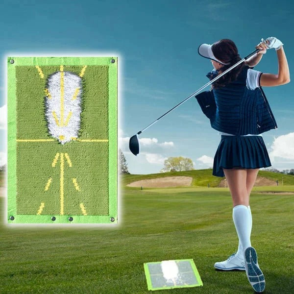 Praktische Trainingsmatte für Golfschwünge
