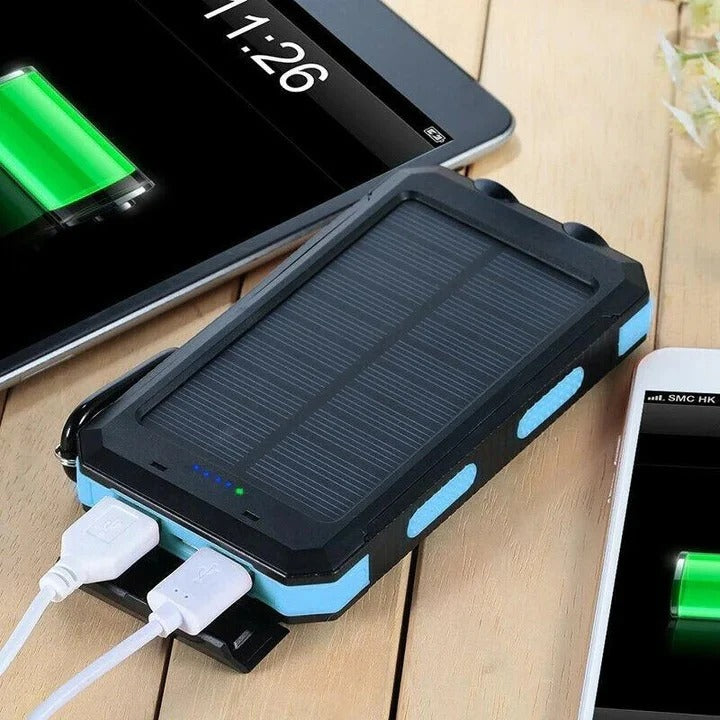 Solarbetriebenes Ladegerät mit 30.000mAh Powerbank