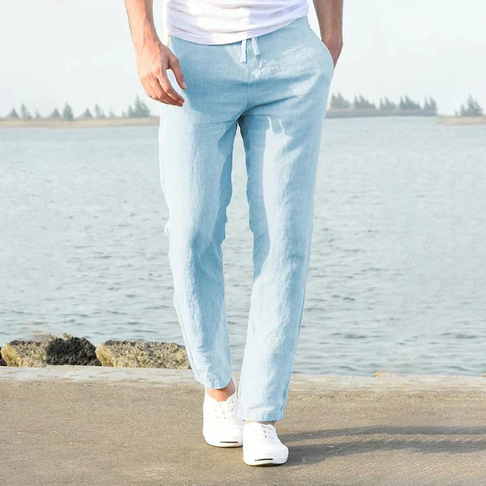 Luftige Leinenhose für Herren – Perfekt für den Frühling und Sommer