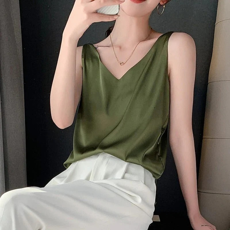 Damen Tanktop aus leichtem Material für den Sommer