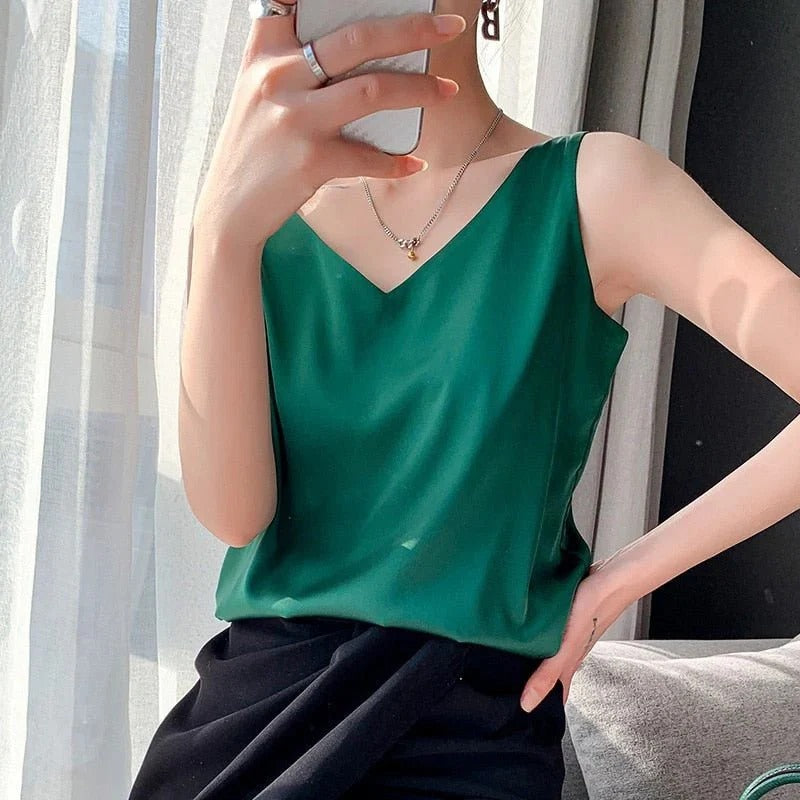 Damen Tanktop aus leichtem Material für den Sommer