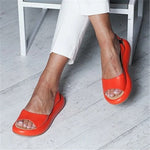 Bequeme Slipper-Sandalen mit Offener Zehenpartie und Elastischem Band