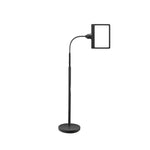 Stehlampe mit Vergrößerungsglas und LED-Beleuchtung