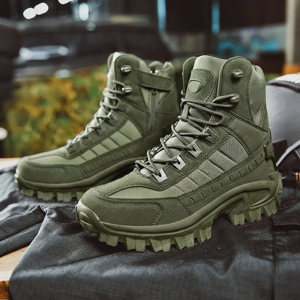 Herren Winterstiefel mit Schnürdesign für kalte Tage