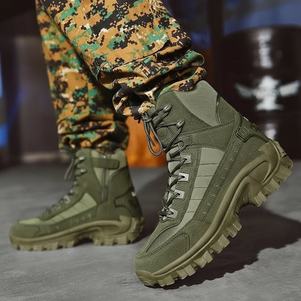 Herren Winterstiefel mit Schnürdesign für kalte Tage