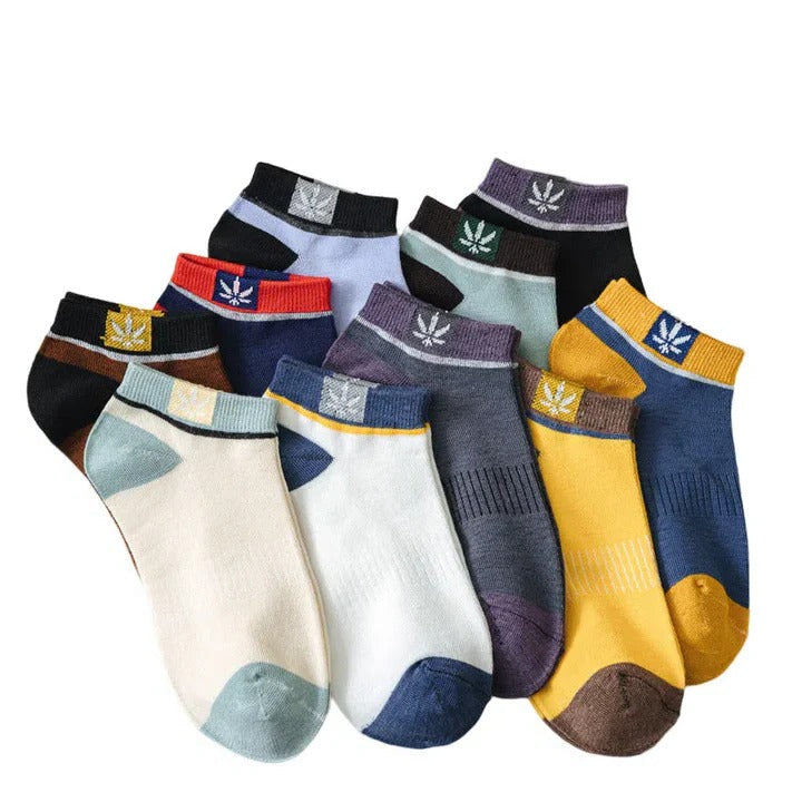 Hochwertige Herren Knöchelsocken – 20er Set in bunten Farben