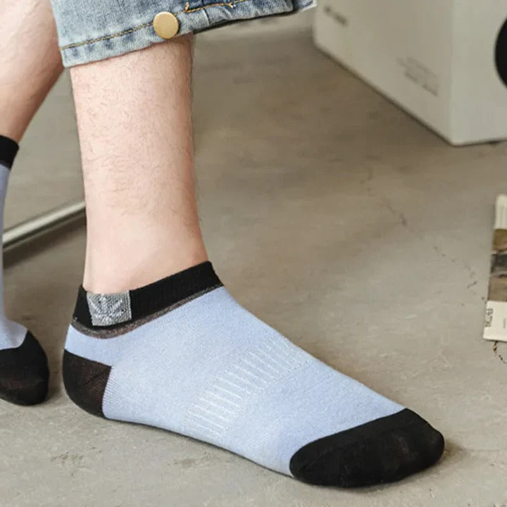 Herren Knöchelsocken aus Polyester, 20 Paar Mischpackung