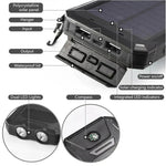 Tragbare Solarbatterie mit Doppelausgang für USB-Geräte