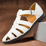 Herren Sandalen mit Verstellbaren Riemen und Offenem Zehenbereich