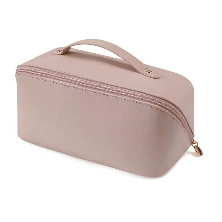 Makeup Organizer Tasche mit PU-Oberfläche und breitem Zugang