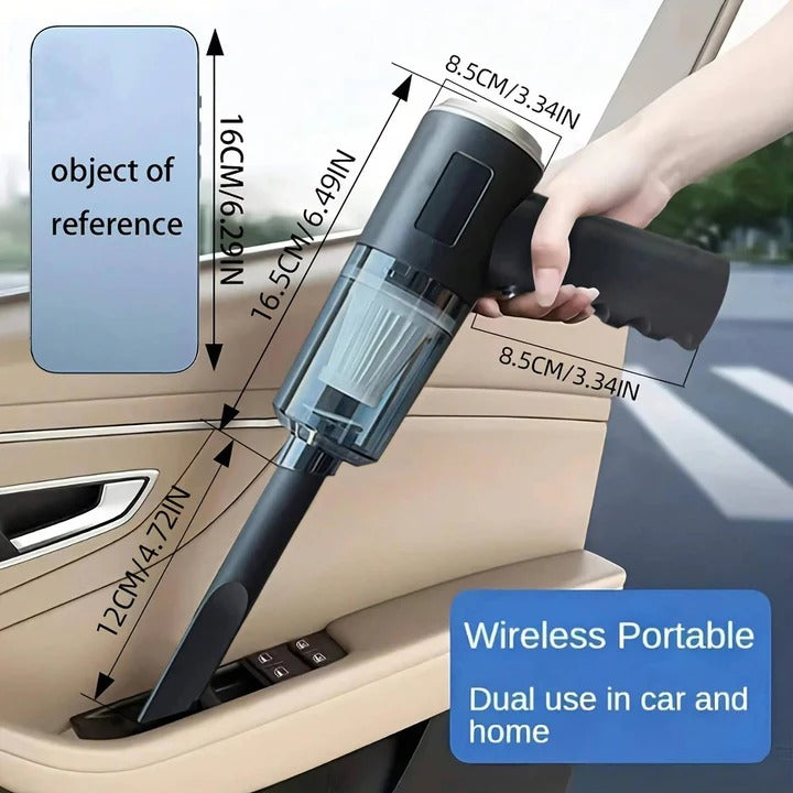 Kabelloser Handstaubsauger für Auto mit USB-Ladung