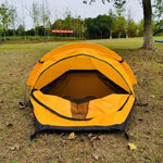 Kompaktes Campingzelt für Einzelpersonen mit Belüftungsnetz