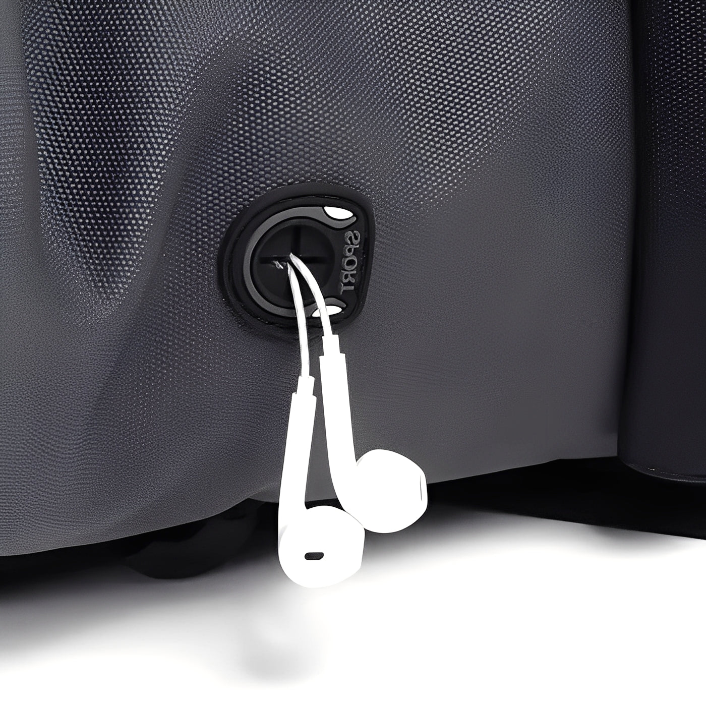 Praktischer Rucksack mit USB-Anschluss und Laptopfach