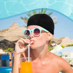 Stylische Schwimmhaube im Turban-Design für Schwimmer