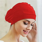 Stylische Schwimmhaube im Turban-Design für Schwimmer