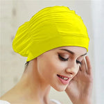 Schwimmhaube mit elegantem Turban-Design für Schwimmer
