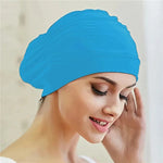 Schwimmhaube mit elegantem Turban-Design für Schwimmer