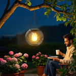 Hängende Solarleuchte mit Warmweißem LED-Licht für den Außenbereich
