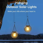 Hängende Solarbetriebene Dekolaterne mit Warmem LED-Licht