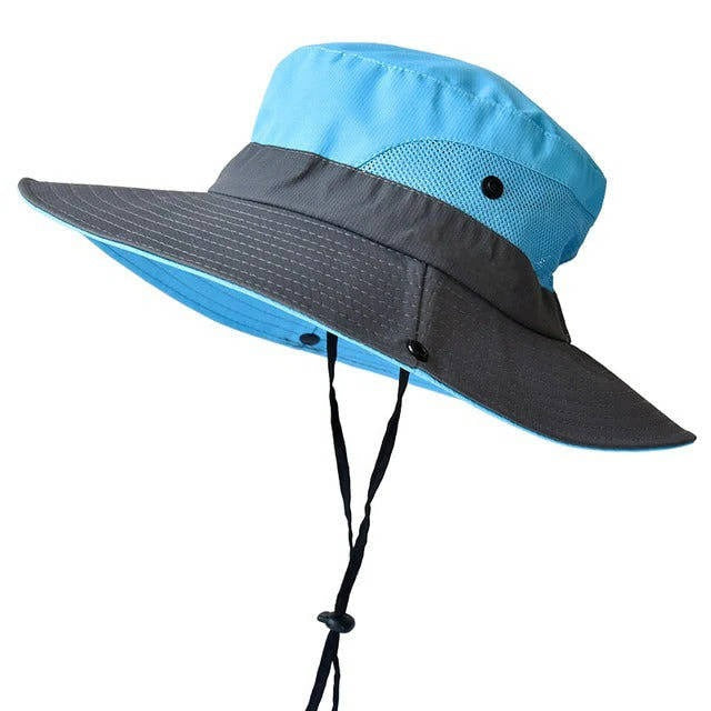 Faltbare Sonnenmütze für Outdoor-Aktivitäten mit breiter Krempe