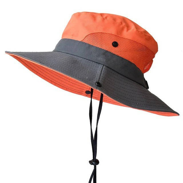 Faltbare Sonnenmütze für Outdoor-Aktivitäten mit breiter Krempe