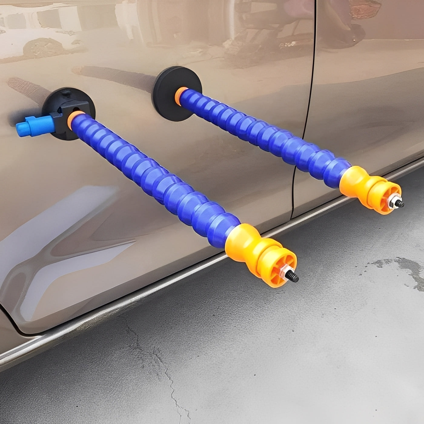 Schnellreparaturset für Dellen im Fahrzeug – Handbetrieb mit Vakuumpumpe