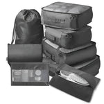 Reiseorganisationsset mit 7 praktischen Taschen