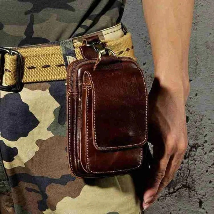 Verstellbare Gürteltasche mit Fächern und sicherem Verschluss