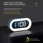 Digitaler Wecker mit dimmbarem LED-Licht und USB-C-Ladung